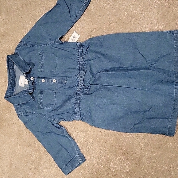 Girls 5T Jean shirt dress - Picture 1 of 6
